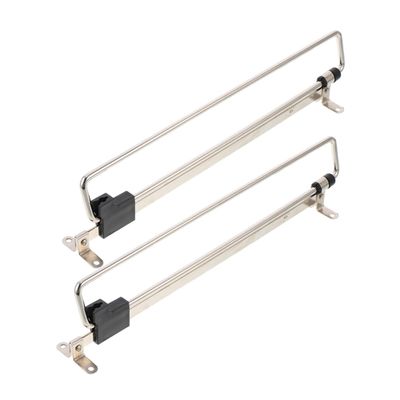 Alipis 2pcs Extendable Closet Valet Rod Retractable Clothes Rail for Wardrobe Easy Install Ceiling-Mounted Telescopic Hanger for Organizing Clothes and Air-Drying Garments