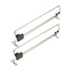 Alipis 2pcs Extendable Closet Valet Rod Retractable Clothes Rail for Wardrobe Easy Install Ceiling-Mounted Telescopic Hanger for Organizing Clothes and Air-Drying Garments view 1