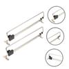 Alipis 2pcs Extendable Closet Valet Rod Retractable Clothes Rail for Wardrobe Easy Install Ceiling-Mounted Telescopic Hanger for Organizing Clothes and Air-Drying Garments view 4