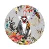 30" Christmas Tree Skirt Plush Xmas Tree Skirt Animals Lemur Flowers Pattern Tree Skirt Christmas Tree Mat for Holiday Xmas Tree Skirt Base Cover for Christmas New Year Decorations view 4