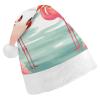 NWGHM Santa Hat Two Red Flamingos Christmas Hat Xmas Hat Novelty Xmas Holiday Hat Xmas Party Hat Headwear S Size view 1