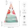 NWGHM Santa Hat Two Red Flamingos Christmas Hat Xmas Hat Novelty Xmas Holiday Hat Xmas Party Hat Headwear S Size view 2