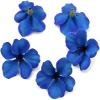 Coileswet StarGleam 100pcs/lot Spring Silk Orchid Artificial Flower Heads Gladiolus Cymbidium Flowers for Wedding Decoration (Royal Blue) view 1