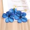 Coileswet StarGleam 100pcs/lot Spring Silk Orchid Artificial Flower Heads Gladiolus Cymbidium Flowers for Wedding Decoration (Royal Blue) view 2