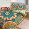 VFKLT 3-Piece Bedding Set, Comforter Queen Cute Round Flower Printed Set-3 Pieces Bedding Thickened Bed Three Piece Set Bedspread Pillow Case for Household Hotel Tourism 86"x70" view 1