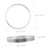 Angoily Pizza Saucing Ring Kitchen Bakeware Diy Pizza Saucing Tool Easy to Clean view 2