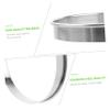 Angoily Pizza Saucing Ring Kitchen Bakeware Diy Pizza Saucing Tool Easy to Clean view 3