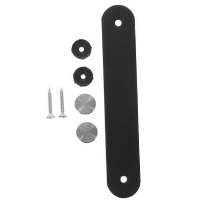 RORPOIR Leather Cabinet Pulls Soft Flexible Drawer Handles for Easy Installation Brushed Black Design for Wardrobes Cabinets and Dressers Furniture Accessories