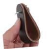 RORPOIR Leather Cabinet Pulls Soft Flexible Drawer Handles for Easy Installation Brushed Black Design for Wardrobes Cabinets and Dressers Furniture Accessories view 2
