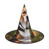 YANYU Beagle Dog Print Versatile Adult Halloween Hat Witch Hat Costume Lightweight Cosplay Halloween Decor view 1