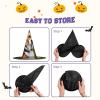 YANYU Beagle Dog Print Versatile Adult Halloween Hat Witch Hat Costume Lightweight Cosplay Halloween Decor view 3