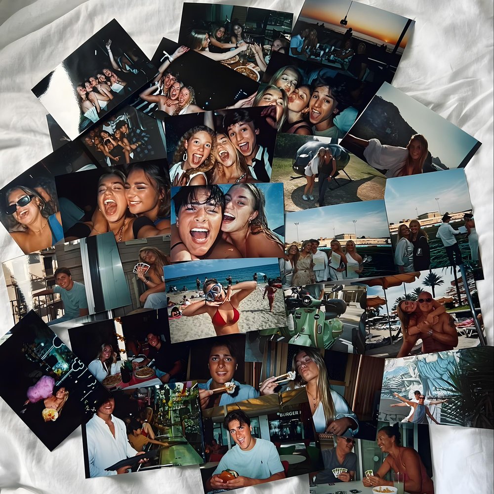 IBTKQSM Standard Size Glossy Photo Prints - Online order photo prints Services - 8 * 10 inches-Set of 15