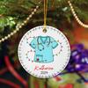 Personalized Nurse Ceramic Ornament Christmas 2026, Future Nurse Ornaments, Nursing Graduation Ornament Gift, Custom Name Year Xmas Ornament Gifts for Nurses RN Doctor Women, RN Xmas Tree Ornament view 3