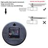 Kyvita Analog Wall Clock Non-Ticking Sweep Movement Wall Clocks Battery Operated Decor Clocks for Bedroom,Kitchen,Office-Two Flamingo Lovely(12inch) view 3