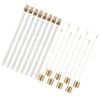 8Pack Wine Bottle Torch Kit,Long Lasting Flame,Torch Wick Cap,Brass Wick Holders,Copper Caps, for Garden Patio view 4