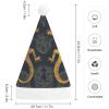 GFLFMXZW Gecko Lizards Christmas Hats for Adults Plush Santa Hat Holiday Unisex Xmas Hat for New Year Party Headwear view 2