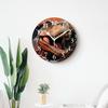 Kyvita Dinosaur Wall Clock Silent Non-Ticking Battery Operated Modern Wall Clocks Decorative for Bathroom Kitchen-Dinosaurs Destroy Walls Retro Art(10inch) view 4