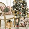 AVOIN colorlife Snowman Reindeer Gloves Eucalyptus Throw Pillow Covers, 18 x 18 Inch and 16 x 16 Cushion Case for Sofa Couch Set of 8 view 3