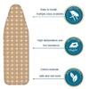 GSKFXJ 48x15in Scorch Resistant Iron Board Replacement Cover for Ironing Board Cotton Cover 36x12in Standard Size Ironing Board Pad, Adjustable(Beige,100x34cm) view 2