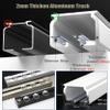 BTURYT Heavy Duty Curtain Track Ceiling Mount for Heavy Curtains, Home Commercial Extra Long Straight Curtain Rail Room Divider, 2mm Thick Curtain Rod for Living Room Bedroom Study~/ view 3