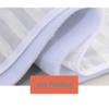 GSKFXJ Cotton Replacement Iron Board Cover 45x15in 49x18in 54x15in 54x18in Ironing Board Cover and Pad Adjustable Tabletop Ironing Board Cover, Easy to Install(Blue White,54x18in/137x45cm) view 4