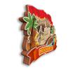Majorca Spain 3D Fridge Magnet Wooden City Travel Souvenir Refrigerator Stickers Home Kitchen whiteboard Decor view 3