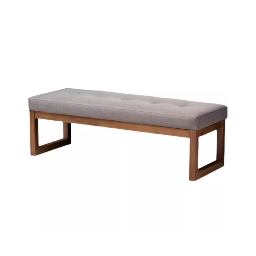 GSOUL End of Bed Bench Bedroom Ottoman Nordic Solid Wood Bedroom Bedside Stool Simple Home Long Bench Shoe Changing Stool Ottoman Foot Rest Couch Long Bench