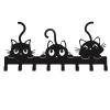 Adorable Cat Key Holder - Wall-Mounted Cat Key Rack, Animal Coat Hooks | Cartooni Wall Decor Key Organizer, Heavy-Duty Cat Key Hook, Stylish Coat Hook, Cat Key Chain Holder for Keys, Hats, Scarves view 1