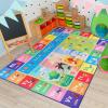 Macgace ABC Kids Rug for Playroom, 6x9 Washable Classroom Area Rugs, Toddler Educational Play Mat with Alphabet Numbers Seasons Shapes, Learning Fun for Preschool Children, Colorful view 1