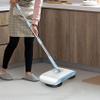 Jualyue Manual Vacuum Sweeper 2 in 1 Hand Push Sweeper 180 Degree Rotating Sweeping Mop Crumb Sweeper Vacuum Cleaner Home Cleaning Tool for Sweeping Mopping Blue Home Accessories view 2