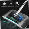 Jualyue Manual Vacuum Sweeper 2 in 1 Hand Push Sweeper 180 Degree Rotating Sweeping Mop Crumb Sweeper Vacuum Cleaner Home Cleaning Tool for Sweeping Mopping Blue Home Accessories view 3