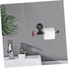 Angoily Iron Pipe Wall Bracket Vintage Industrial Style DIY Assembly Paper Towel Holder for Bathroom Kitchen view 3