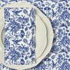 Jolitee Chinoiserie Style Dish Towels  Set of 2, Blue and White Bird & Floral Woven Kitchen Towels, 16x24 Inch, Machine Washable view 2