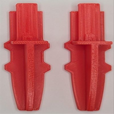 Box Fan Feet for Lasko Brand Fans (RED, 1 Set, 2 FEET)