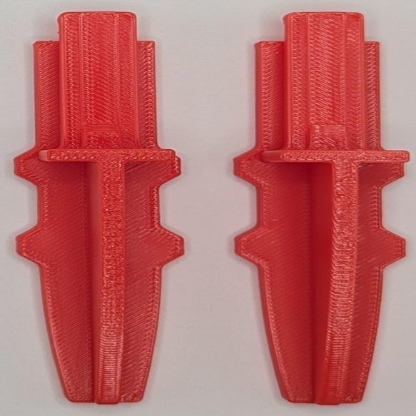 Box Fan Feet for Lasko Brand Fans (RED, 1 Set, 2 FEET)