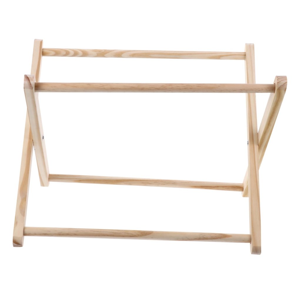 RORPOIR 1pc Wood Desktop Storage Holder for Magazines Newspapers Stylish and Sturdy Office Rack for Organizing Books and Documents Simple and Elegant Design for Indoor Space