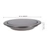 Cabilock Stainless Steel Recessed Trash Bin Cover Swing Flap Lid Versatile Kitchen Countertop Accessory for Home Office and Restroom Use and Stable Design Noise view 4