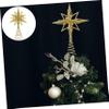 CIMAXIC Decorative Christmas Tree Topper Star Christmas Ornament Festive Home Decor view 2