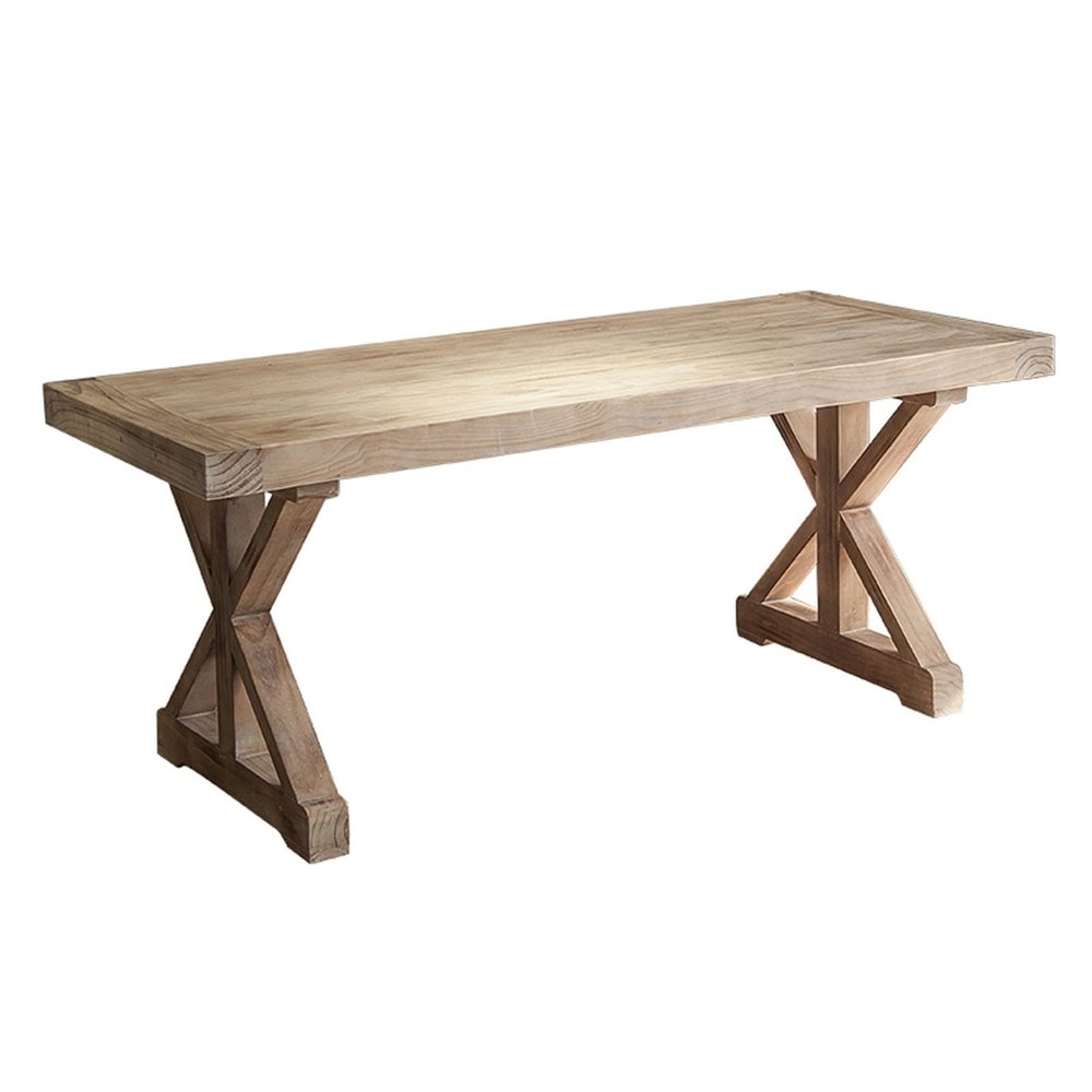 XUNTING Pc Desk Simple Retro Desk Computer Laptop Table Study Table 1.0m 1.2m Handmade Home Solid Wood Writing Desk Office Desk Study Table(1.9 inches,1.0 Meters)