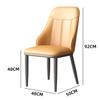 Durable Kitchen Dining Chairs Set of 4 High Rebound Upholstered Seats Living Room Reception Chairs, Backrests and Metal Legs Suitable for Home Dining Room Lounge Bedroom view 2