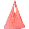 Expandable Shopping Bag, Reusable Grocery Bags, Stretchy Foldable Fabric Bags, Collapsible Pouch, Folding Shrink Totes (Pink-Orange) view 4