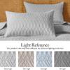 akkialla King/Cal King Size Quilt Bedding Set,Light Grey Lightweight Microfiber Soft Bedspread,Modern Style Geometric Pattern Coverlet Set for All Seasons,3 Piece(1 Quilt,2 Pillow Shams) view 4