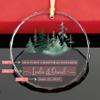 ALEINA ORNAMENT Personalized Engaged Christmas Ornament 2025, Customizable Holiday Keepsake for Newly Engaged Couples, Custom Couples Xmas Gift view 3