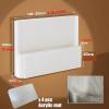 Room Partition Foldable Paper Room Partition, Room Dividers Folding Privacy Screens with Storage Shelf, Home Office Hotel DIY Indoor Decoration Mobile Wall(1.8x2m/5.9x6.56ft) view 2