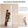 Room Partition Foldable Paper Room Partition, Room Dividers Folding Privacy Screens with Storage Shelf, Home Office Hotel DIY Indoor Decoration Mobile Wall(1.8x2m/5.9x6.56ft) view 3