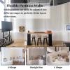 Room Partition Foldable Paper Room Partition, Room Dividers Folding Privacy Screens with Storage Shelf, Home Office Hotel DIY Indoor Decoration Mobile Wall(1.8x2m/5.9x6.56ft) view 4