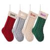 SINKSONS Personalized Christmas Stockings,Customized Embroidered Name 18 Large Knit Xmas Stockings for Kids,Exquisite Xmas Stockings for Holiday Christmas Party Family Decor (5 pcs) view 1