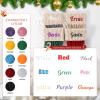 SINKSONS Personalized Christmas Stockings,Customized Embroidered Name 18 Large Knit Xmas Stockings for Kids,Exquisite Xmas Stockings for Holiday Christmas Party Family Decor (5 pcs) view 3