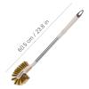 KUddYYKi Toilet Brushes Long-Handled Toilet Brushes Wall Hanging Toilet Brush ABS Toilet Cleaning Brush Double-Sided Brush Head Toilet Scrubber Unique Design view 2