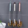 KUddYYKi Toilet Brushes Long-Handled Toilet Brushes Wall Hanging Toilet Brush ABS Toilet Cleaning Brush Double-Sided Brush Head Toilet Scrubber Unique Design view 3